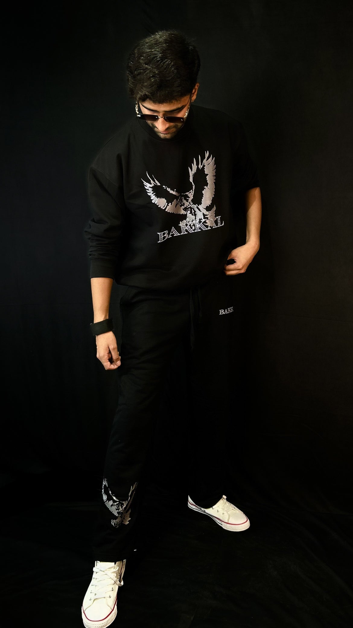 DARK EAGLE BAGGY PANTS [UNISEX]